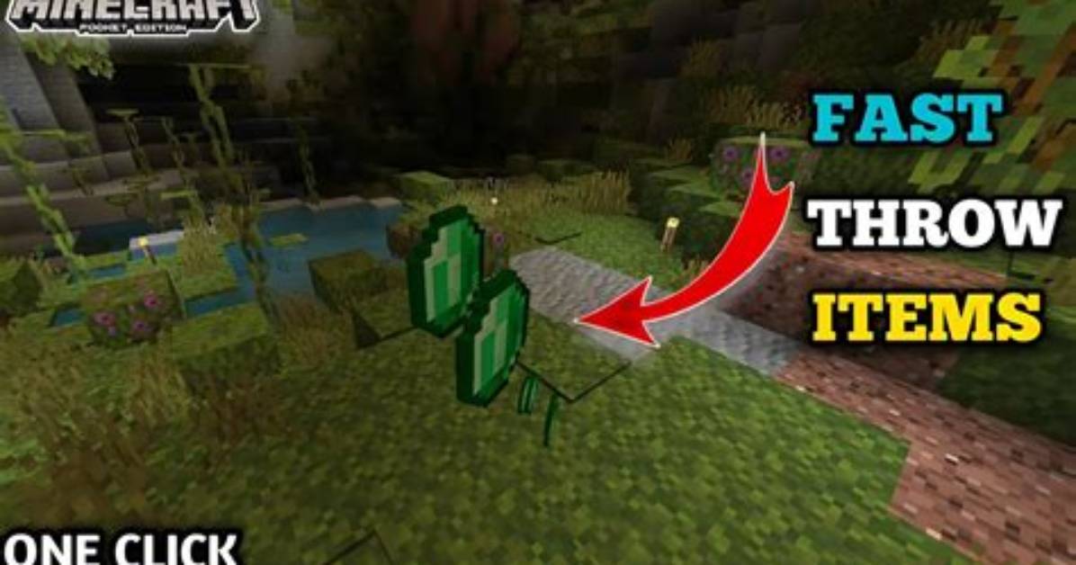 Minecraft Throwing Items When Clicked