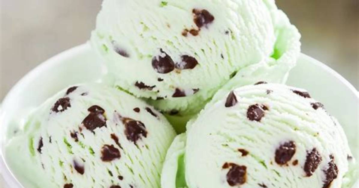 Mint Chocolate Chip Ice Cream (Easy, No Churn)