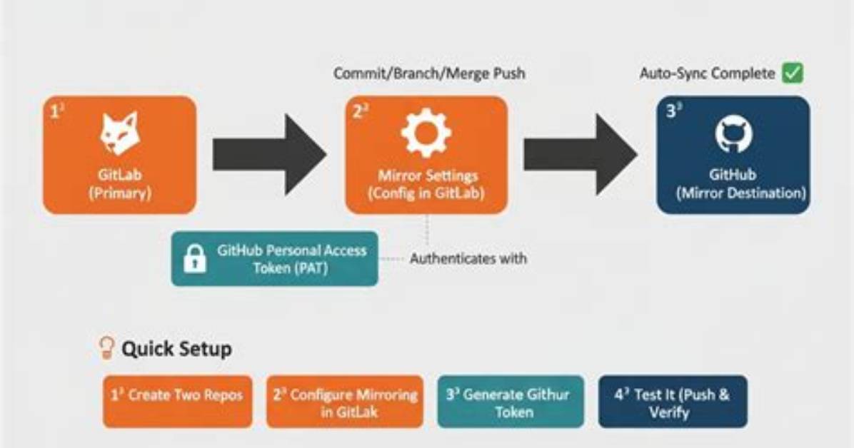 Mirroring from Gitlab to Github