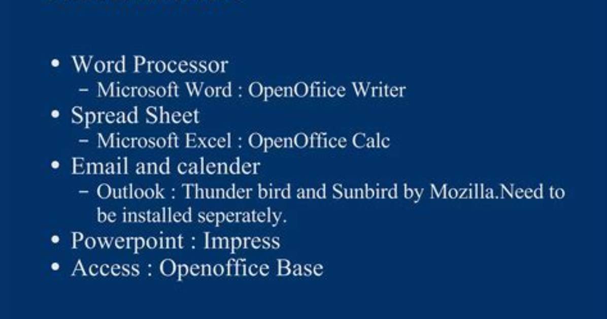 Missing Access Rights for Openoffice Applications