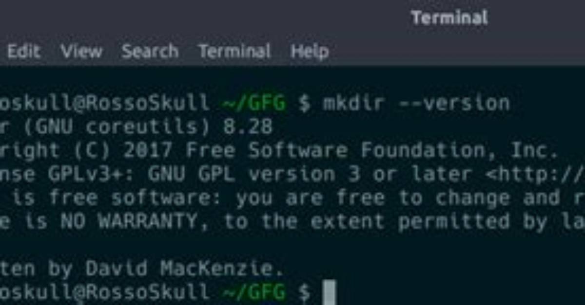Mkdir's "-P" Option