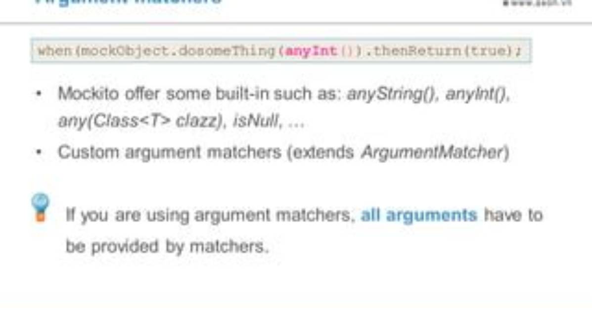 Mockito Match Any Class Argument