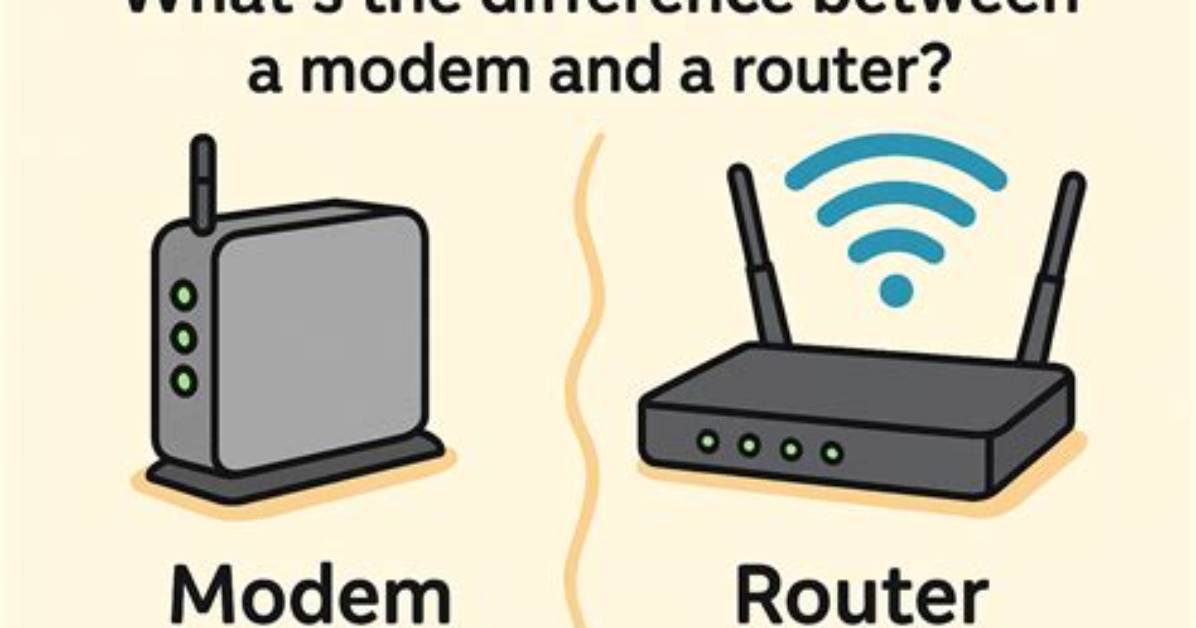Modem and Router - How to Discuss