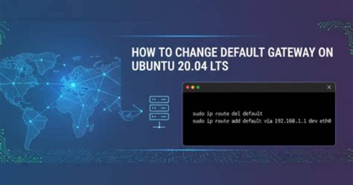 Modifying Default Gateway with Nmcli (Ubuntu 18.04 Lts)