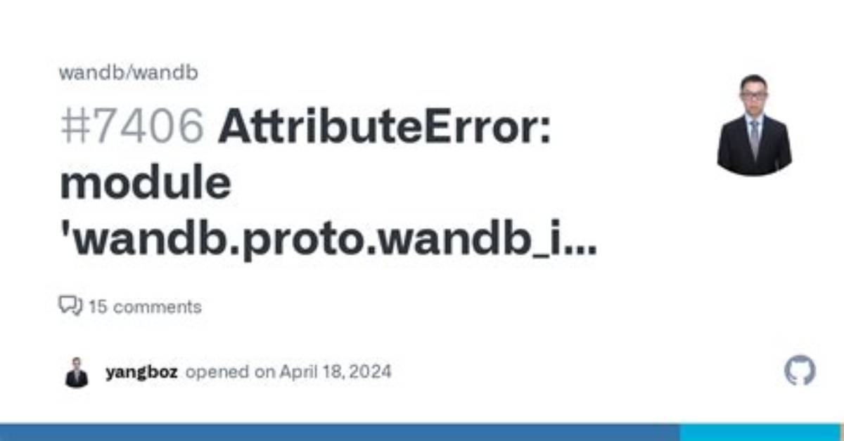 Module ‘Wandb’ Has No Attribute ‘Apis’