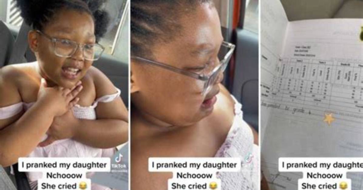 Mom Pranks Daughter into Believing She Failed Grade 3, Little Girl Breaks Down in Tears: “I Almost Died”