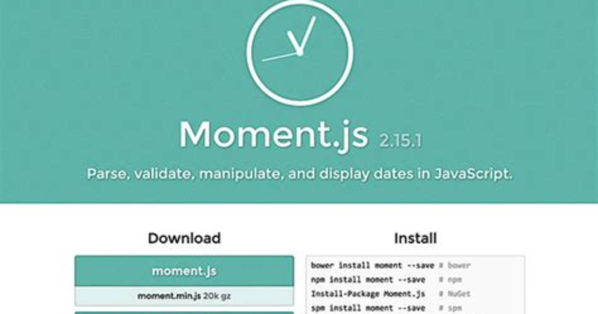MomentJS Get Utc Timestamp