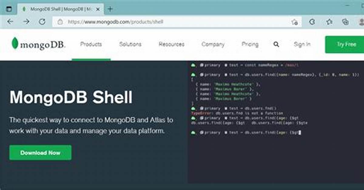 Mongodb: the Mongo Shell & Basic Commands