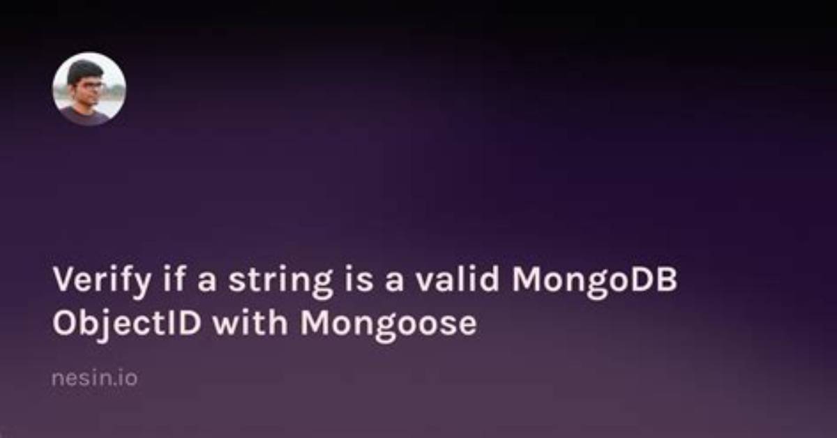 Mongoose String to Objectid