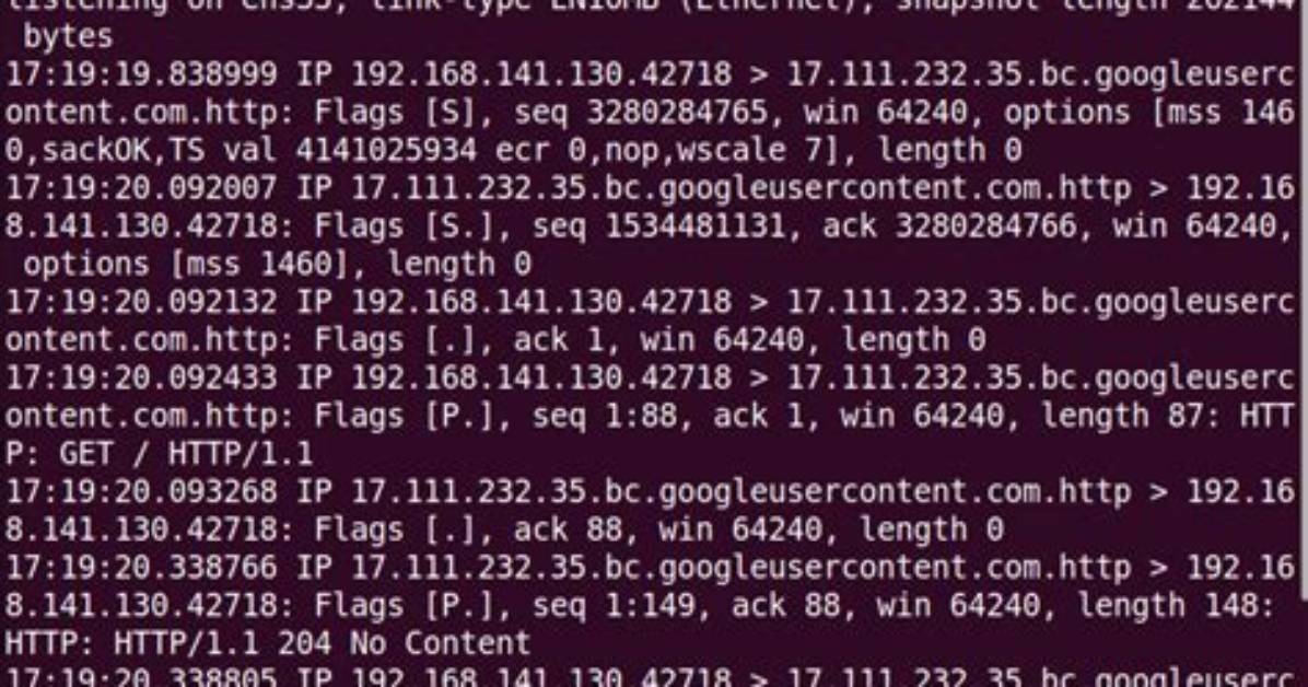 Monitoring Multiple Ports in Tcpdump