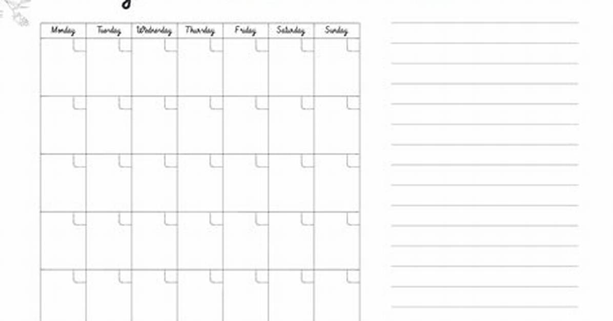 Monthly Planner