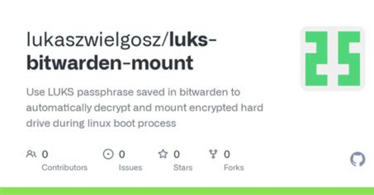 Mount Luks Encrypted Hard Drive at Boot