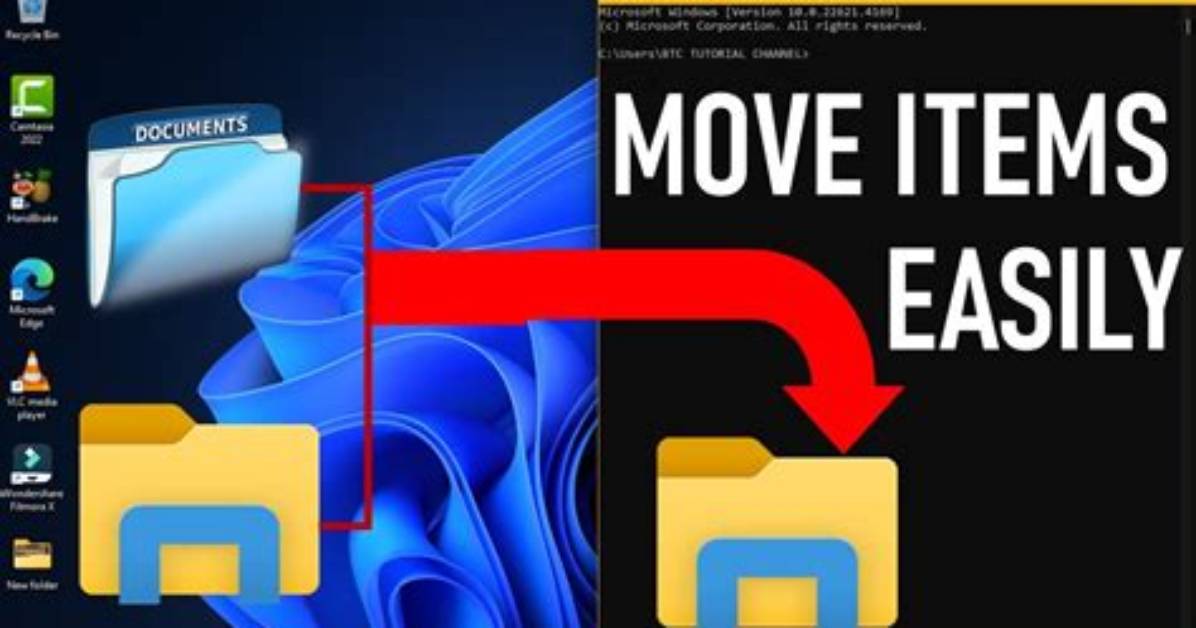 Moving a Folder (Directory) from One Location to Another - Misbehavior