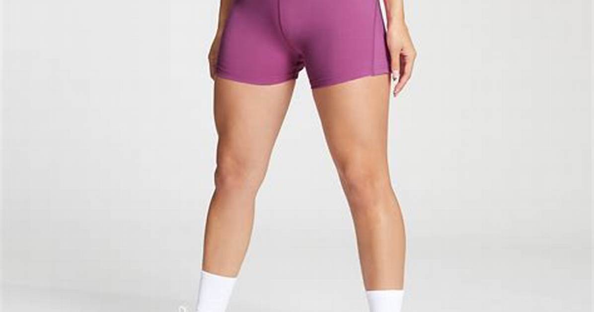 Mp Women's Power Booty Shorts - Orchid