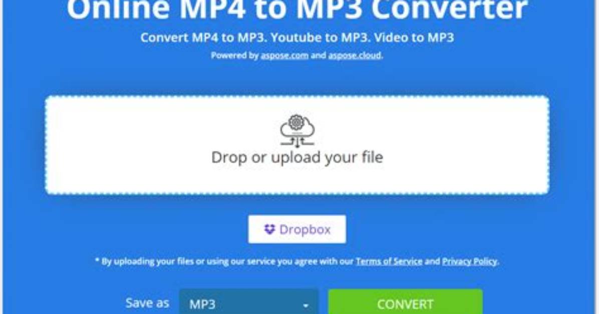 Mp4 to Mp3 Conversion