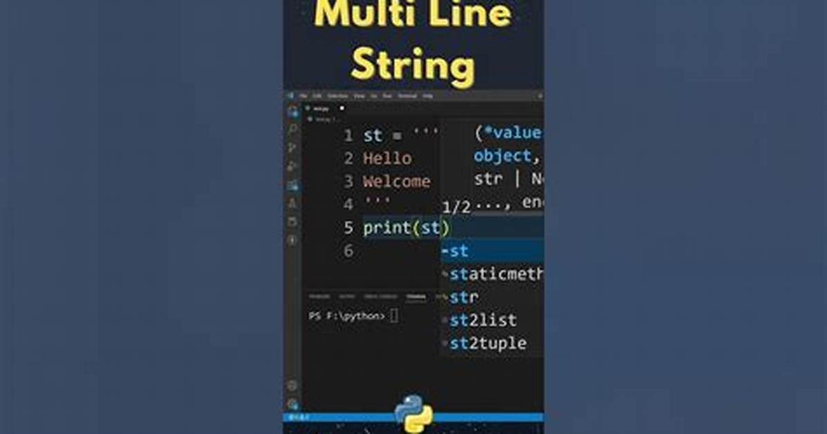 Multi-Line String with Extra Space (Preserved Indentation)