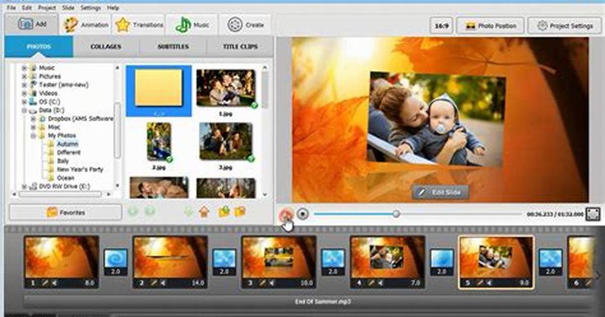 Multi Photo Slideshow Software