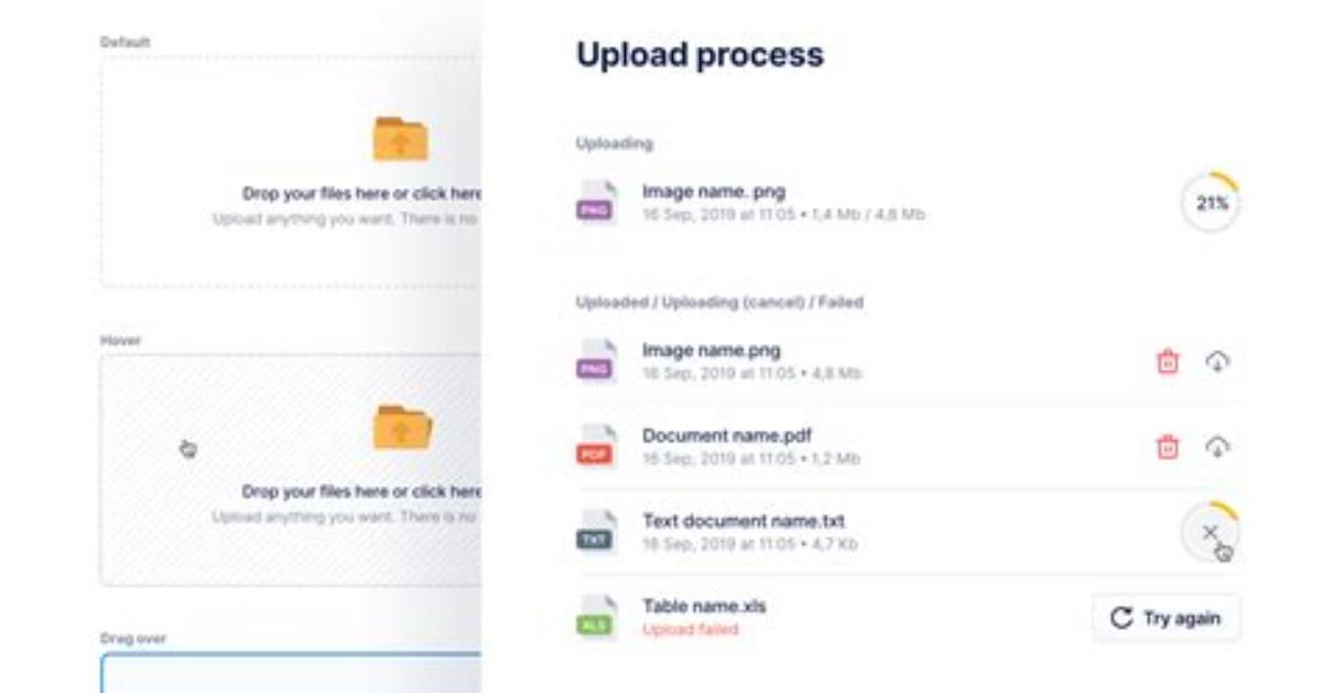 Multiple Files Select and Upload