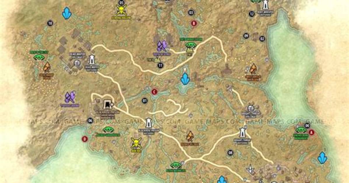Murkmire Map - the Elder Scrolls Online (Eso)