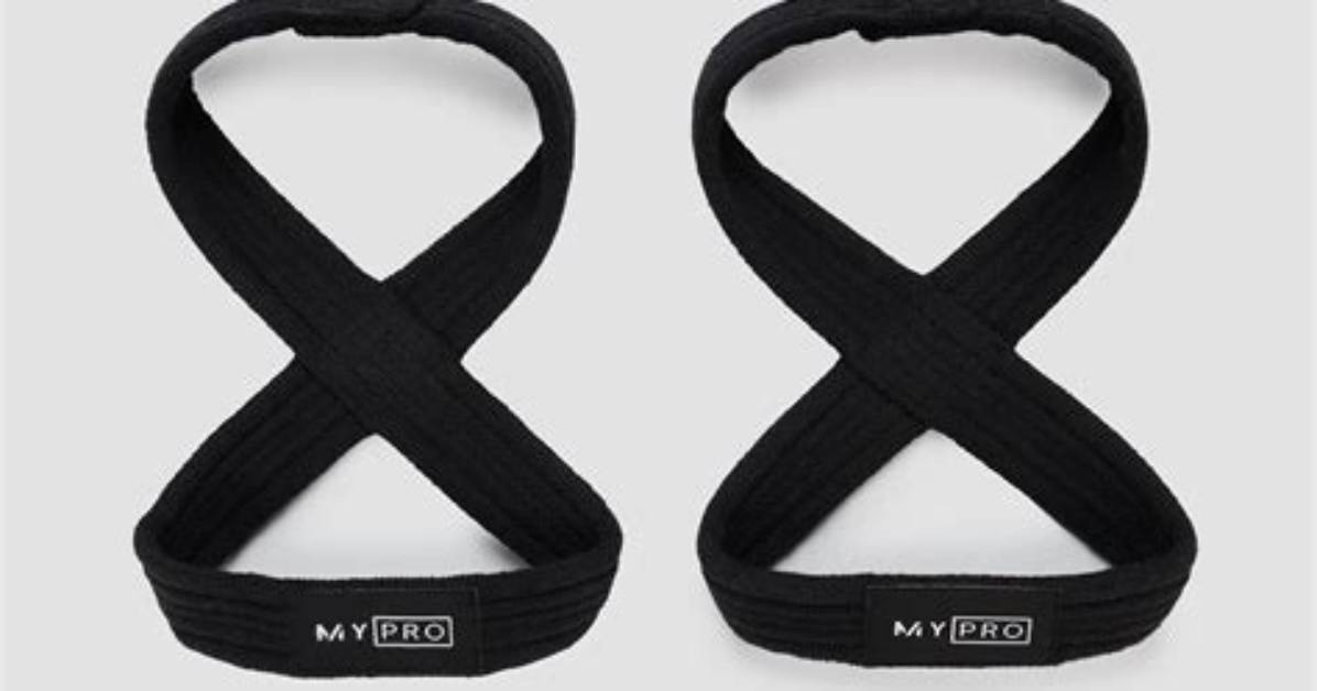 Mypro Figure of 8 Lifting Straps - Black