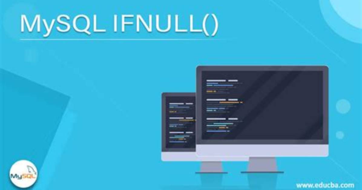 Mysql Ifnull Else