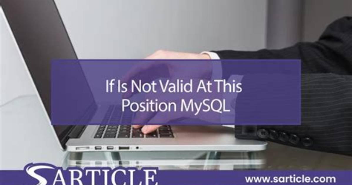 Mysql ")" Is Not Valid at This Position, Expecting an Identifier
