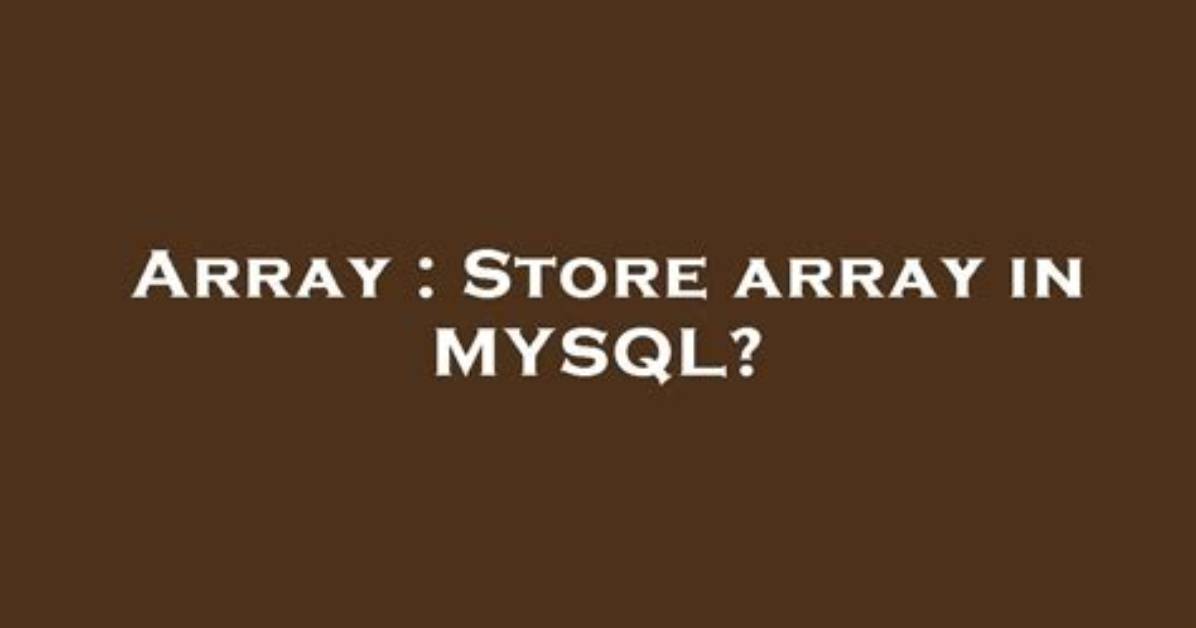 Mysql Where Not in Name Array?