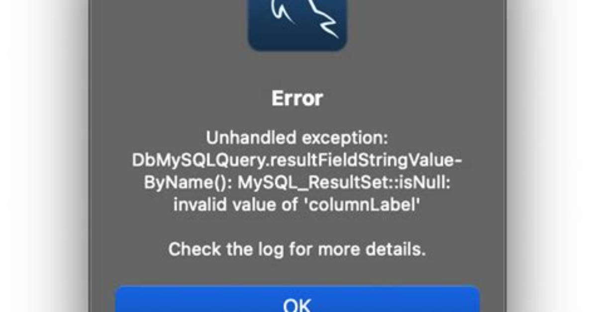 Mysqlworkbench Giving Version Error on Exporting Database