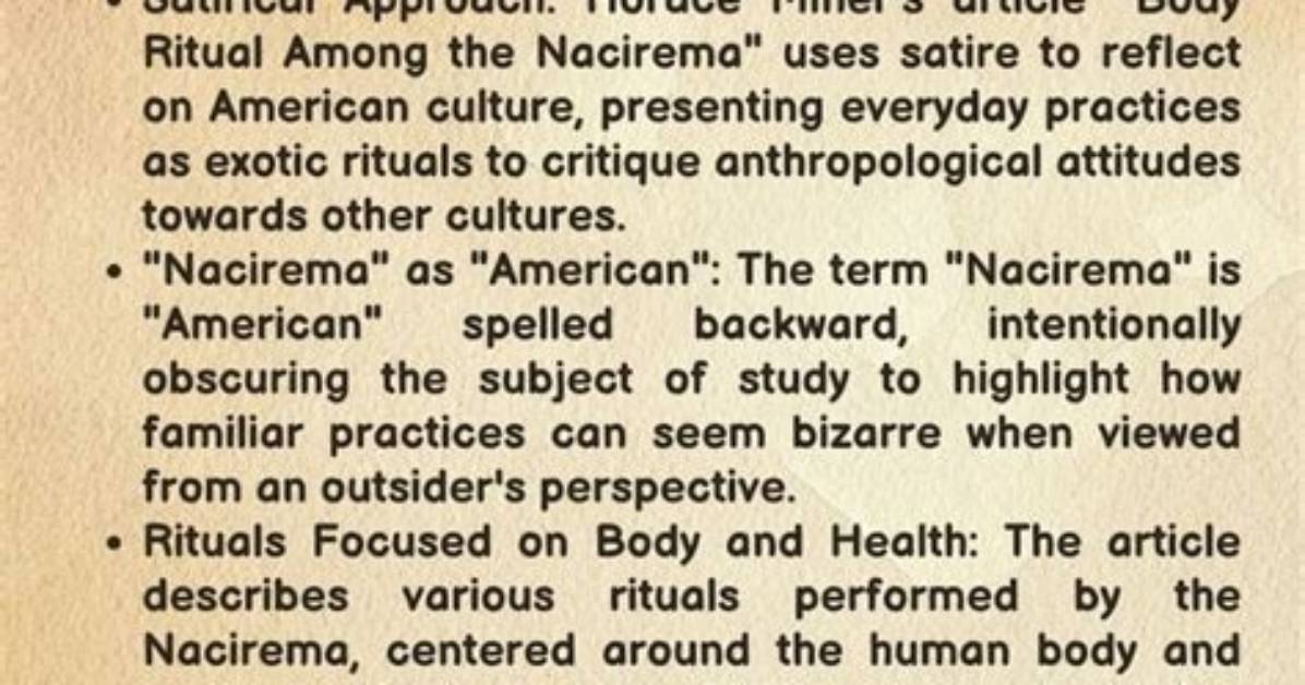 Nacirema