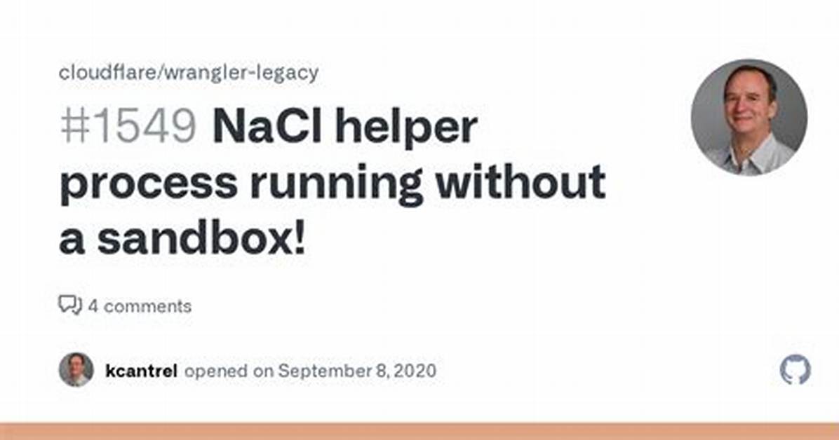 Nacl Helper Process Running Without a Sandbox! Error When Running Npm Tests