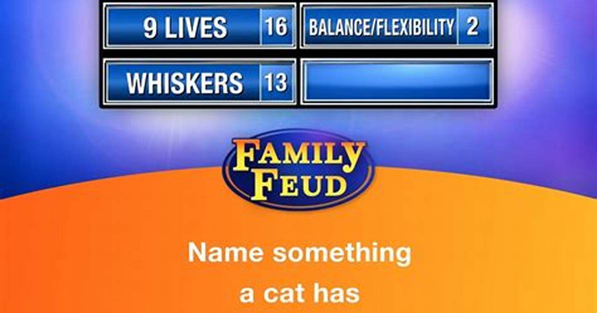 Name Something a Cat Likes [Family Feud Answers]