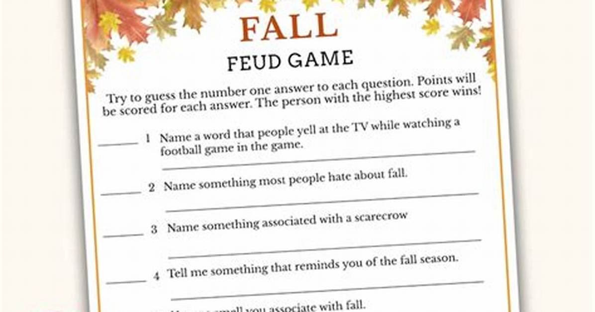 Name Something Most People Hate About Fall. : Fun Frenzy Trivia Answers