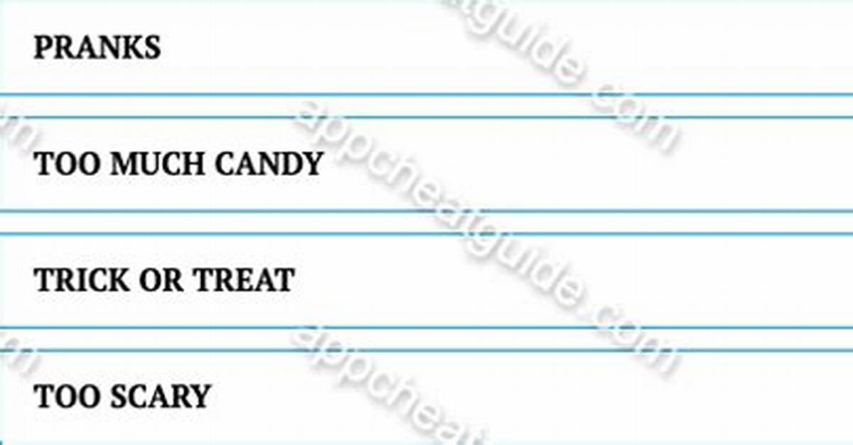 Name the Worst Part of Halloween [Family Feud Answers]