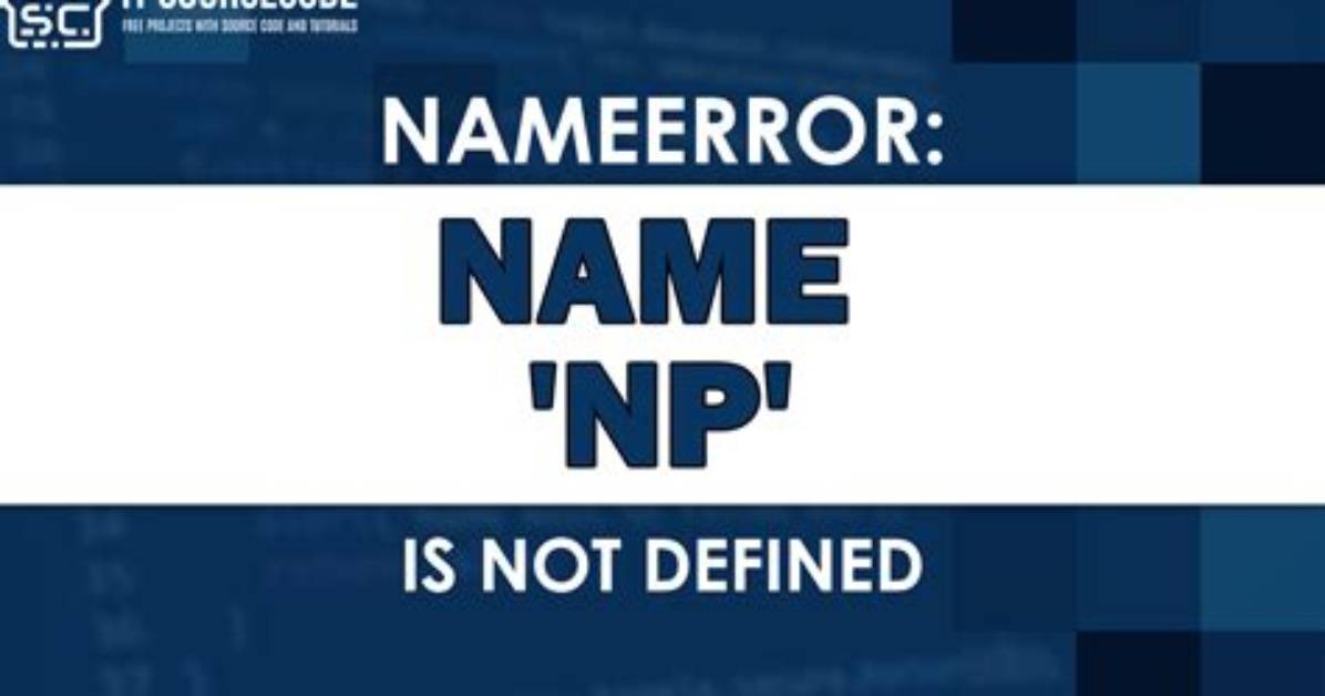 Nameerror: Name 'Image' Is Not Defined