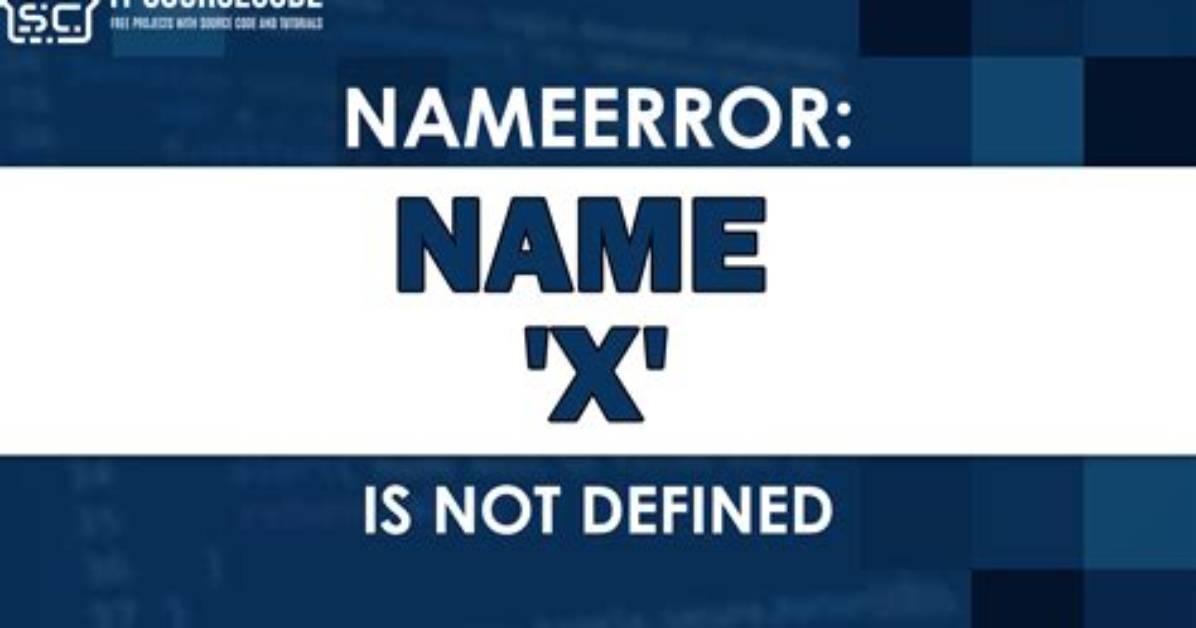 Nameerror: Name 'Index' Is Not Defined