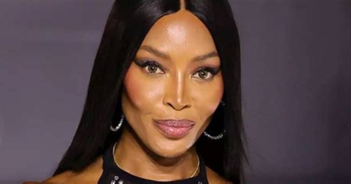 Naomi Campbell Just Freed the Nipple in a Totally Sheer Rhinestone Gown