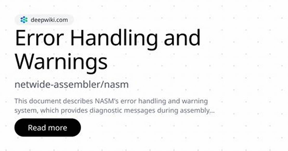Nasm Error Parsing, Instruction Expected