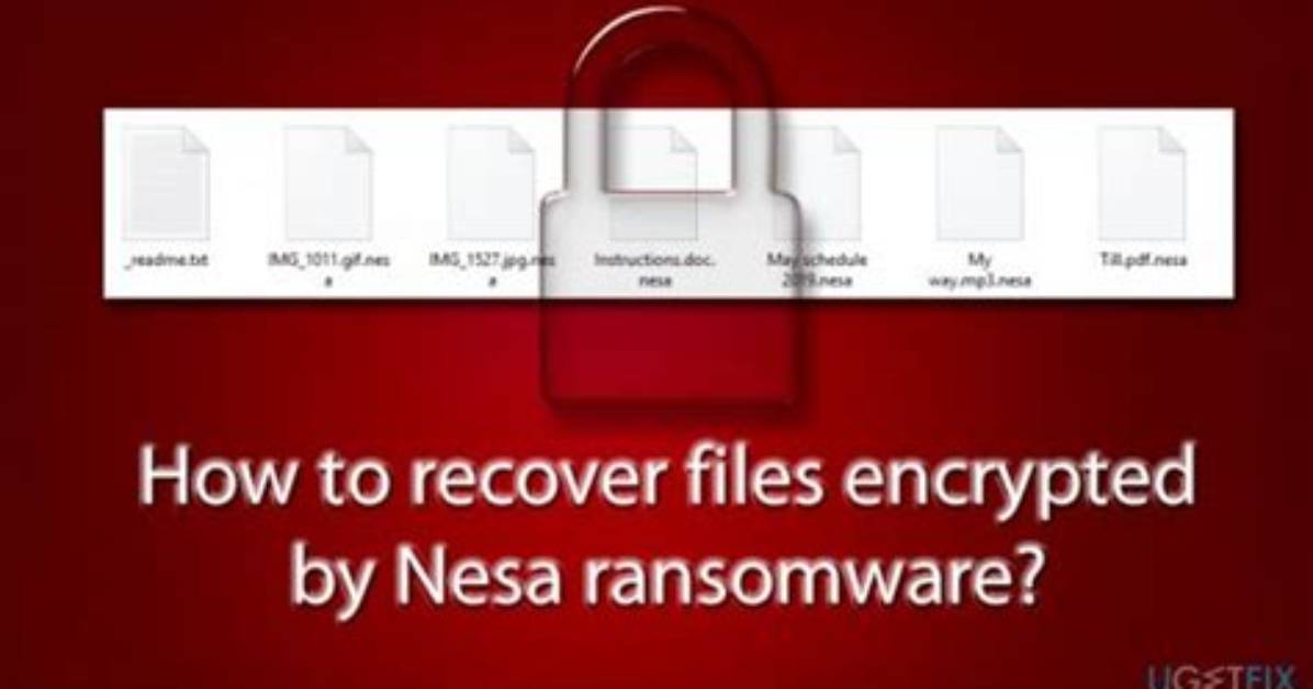 Nesa Virus Removal + Decrypt. Nesa Files