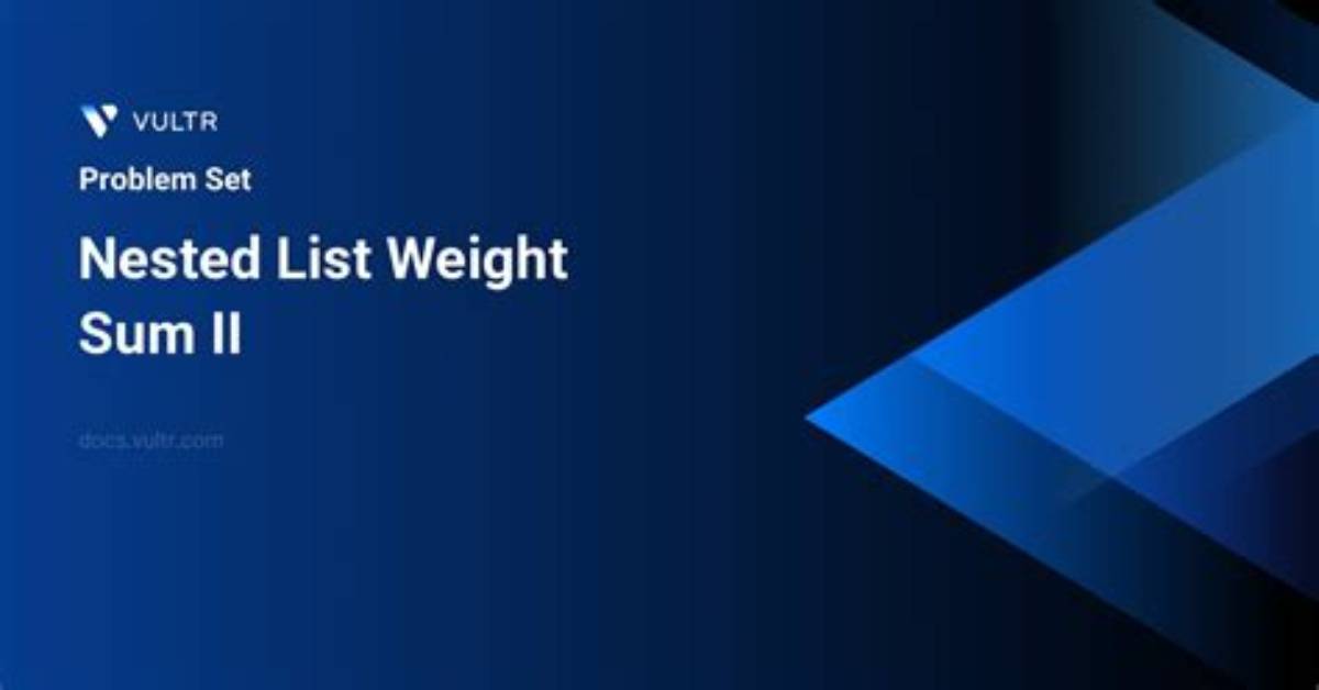 Nested List Weight Sum Algorithm Issue