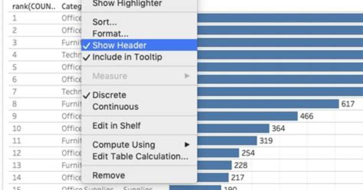 Nested Sorting in Dimension Hierarchies (Tableau)