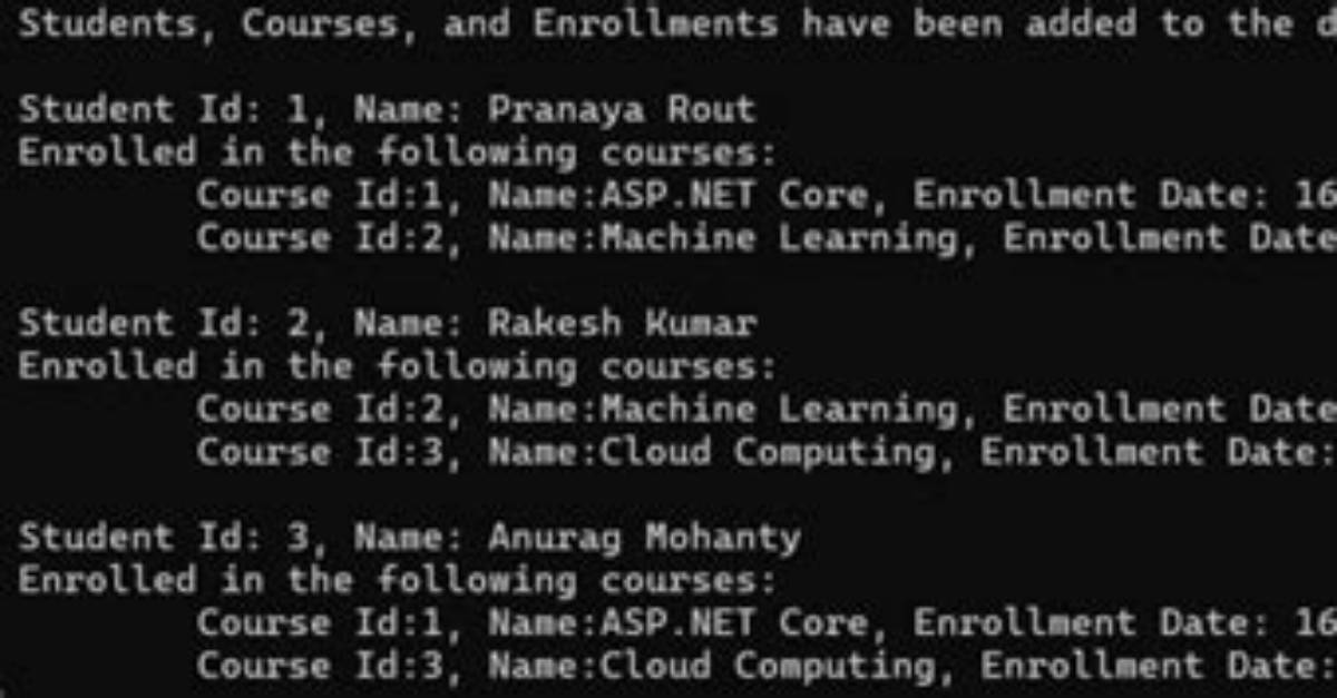 . Net Entity Framework Load Many to Many Ids Only