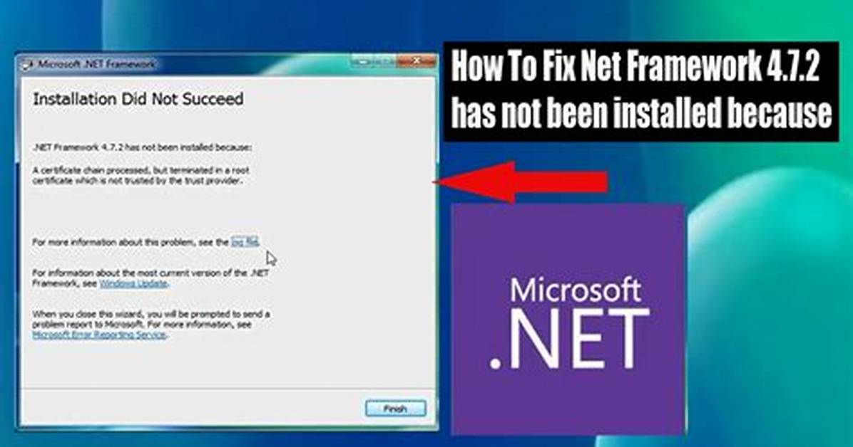 . Net Framework 4.7.2 Does Not Seem to “Include” Frameworks Below 4.6.2