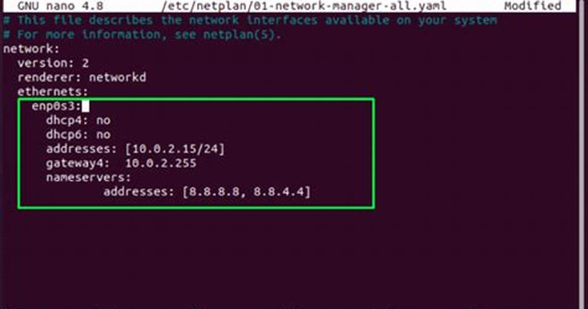Netplan Error in Network Definition Expected Mapping