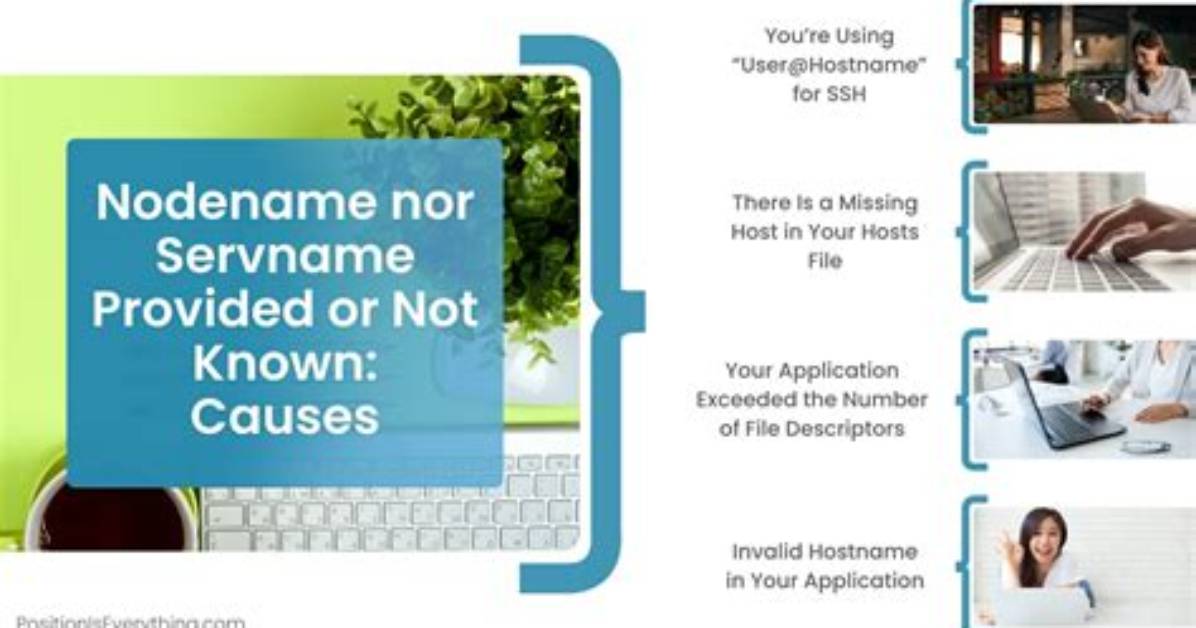 Network Applications Throwing "Servname Not Supported for Ai_Socktype"
