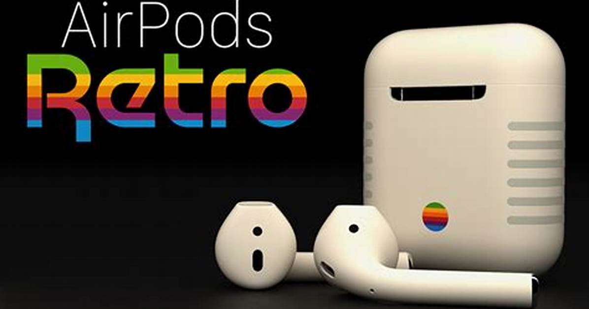 New Macintosh Style Custom Paint for Airpods
