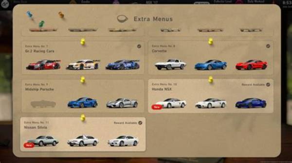 New Menu Books, Cars, & Events Added