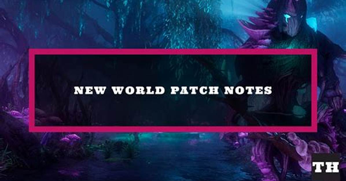 New World Update 1.3 Patch Notes & Server Maintenance Today (January 25)