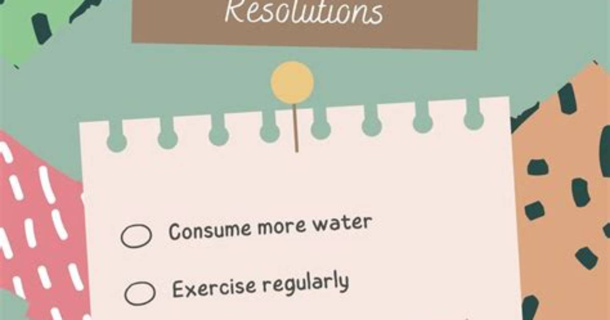 New Year’s Resolution Template