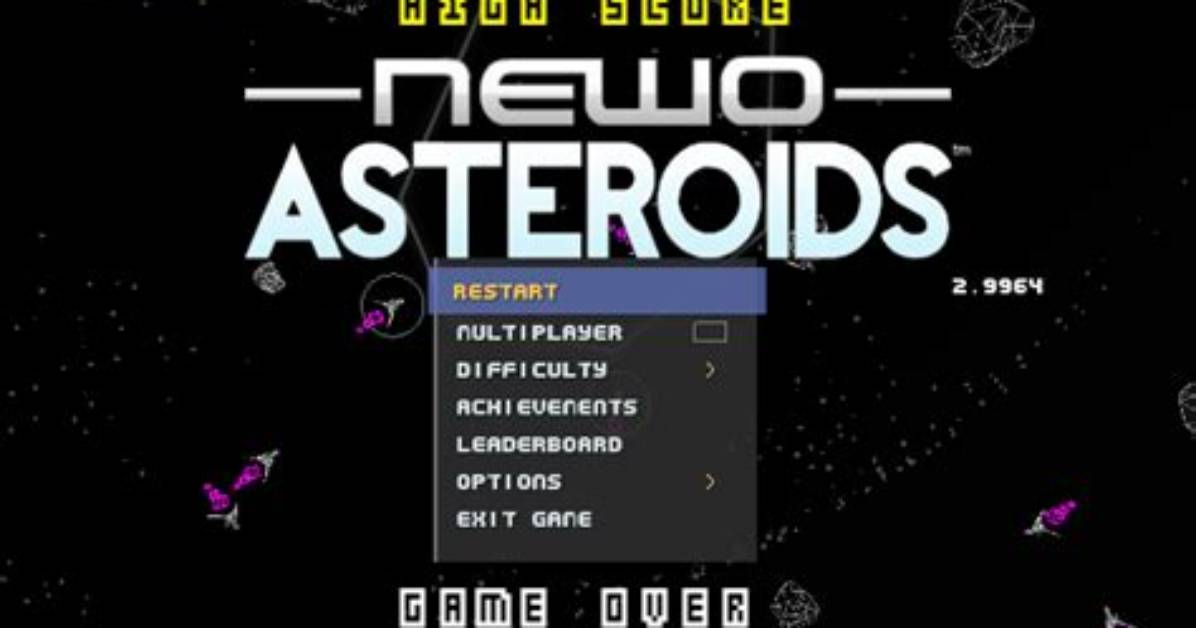 Newo Asteroids Wii - Gamebrew