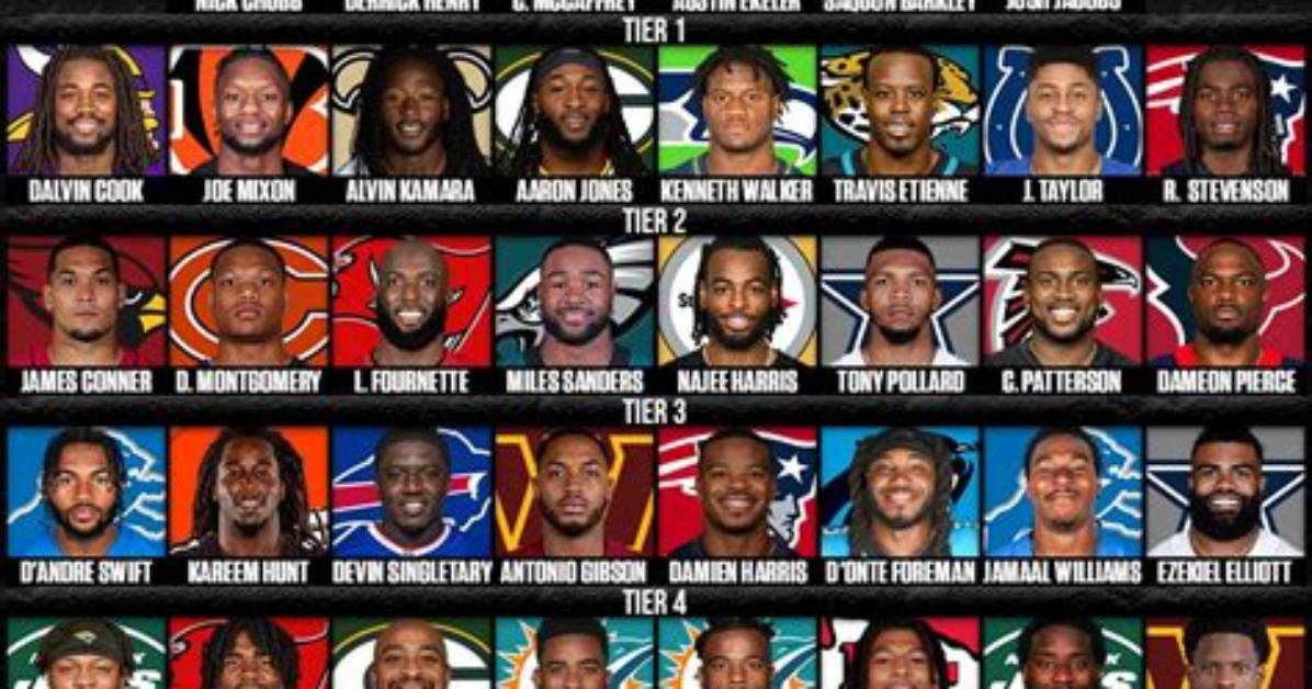 Nfl Top 5 Running Backs